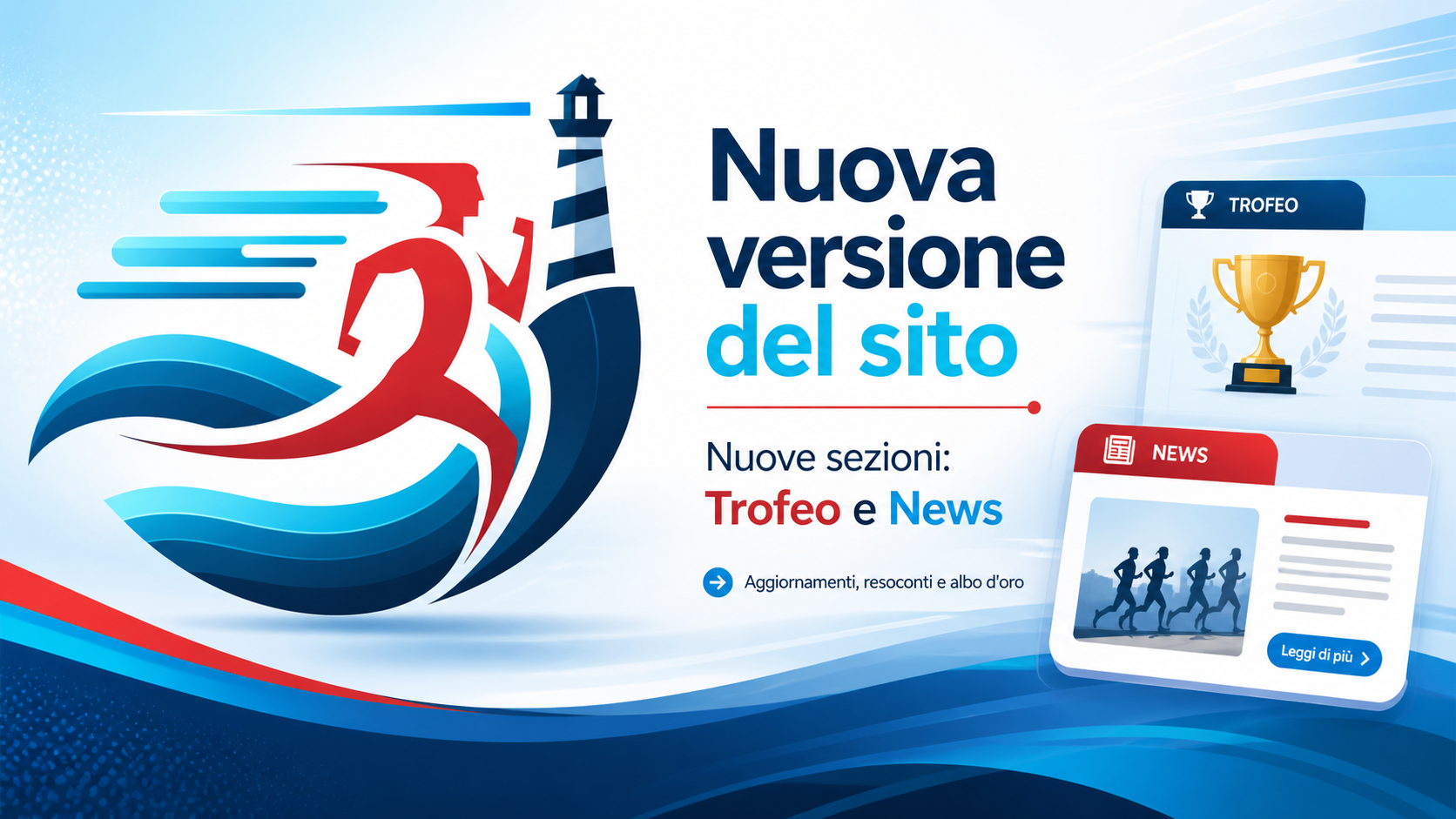 Online la nuova versione del sito: arrivano Trofeo e News